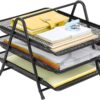 Finnhomy 3 Tier Document Letter Tray Desk