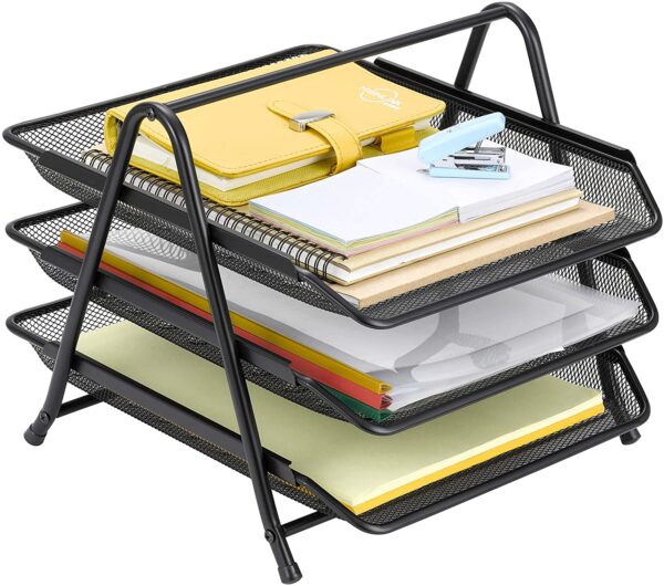Finnhomy 3 Tier Document Letter Tray Desk