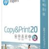 HP Printer Paper 8.5x11 Copy&Print 20 lb 1 Ream